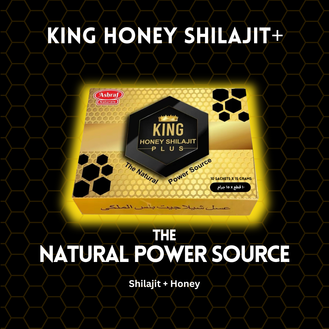 King Honey Shilajit PLUS - The Natural Power Source - Raw Honey & Shilajit
