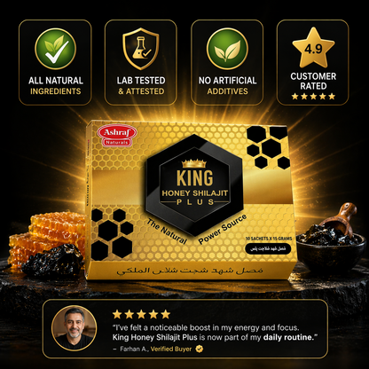 King Honey Shilajit PLUS - Raw Honey & Shilajit