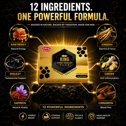 King Honey Shilajit PLUS - Raw Honey & Shilajit