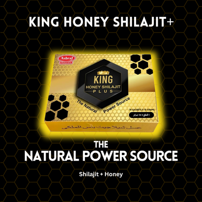 King Honey Shilajit PLUS - The Natural Power Source - Energy/Testosterone Booster